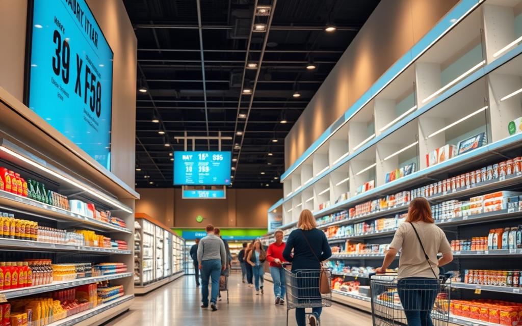 RFID smart shelves supermarket automation