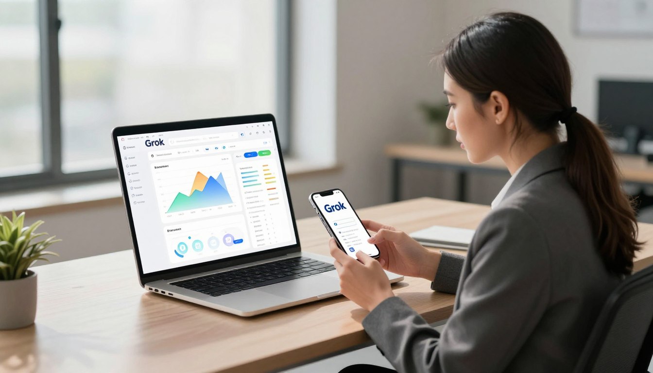 Grok available on X and grok.com across web and mobile
